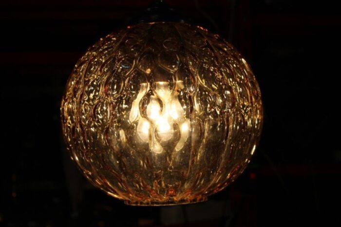 italian murano brass chandelier from venini 1950s 13