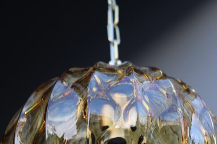 italian murano brass chandelier from venini 1950s 15