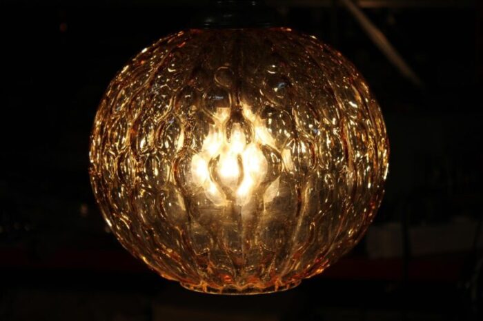 italian murano brass chandelier from venini 1950s 5