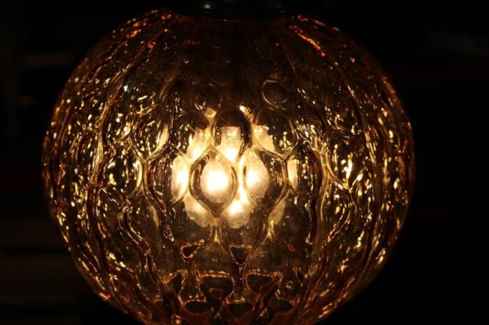 italian murano brass chandelier from venini 1950s 8