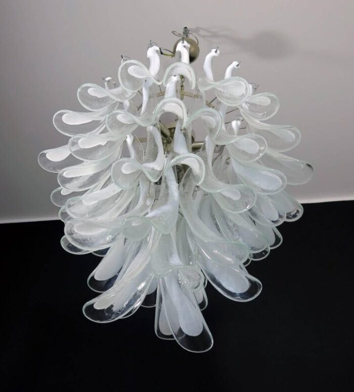 italian murano chandeliers with petals set of 2 4