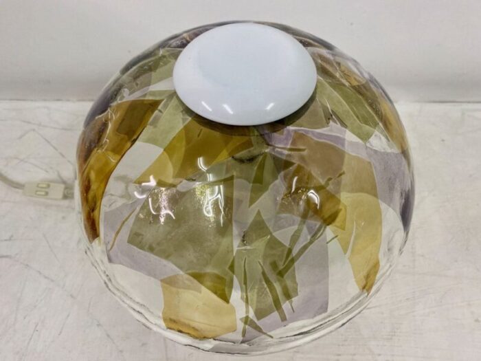 italian murano glass table lamp from la murrina 1970s 7