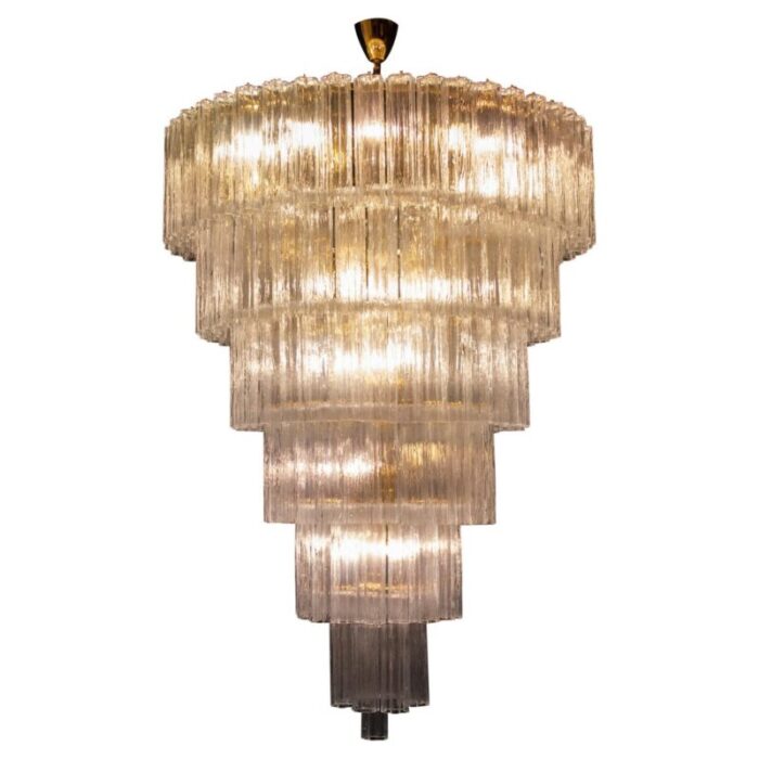 italian murano glass tronchi chandelier 5