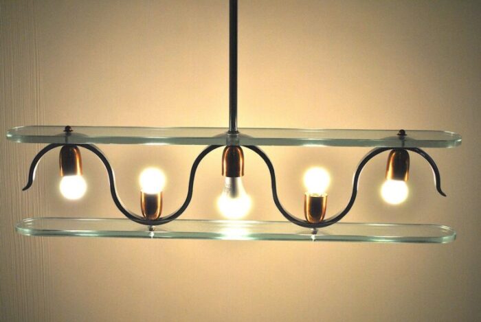 italian pendant lamp 1950s 11