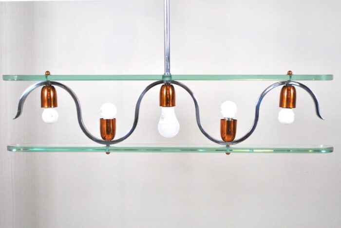 italian pendant lamp 1950s 9