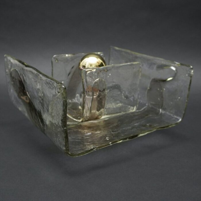 italian smoked glass sconce by carlo nasion for mazzega 1970s 9