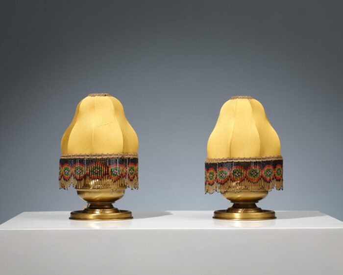 italian table lamps 1960s set of 2 0542