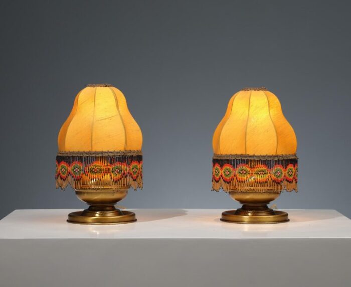 italian table lamps 1960s set of 2 4929