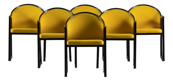 jarvisalo chairs from inno finland 1980s set of 6 6008