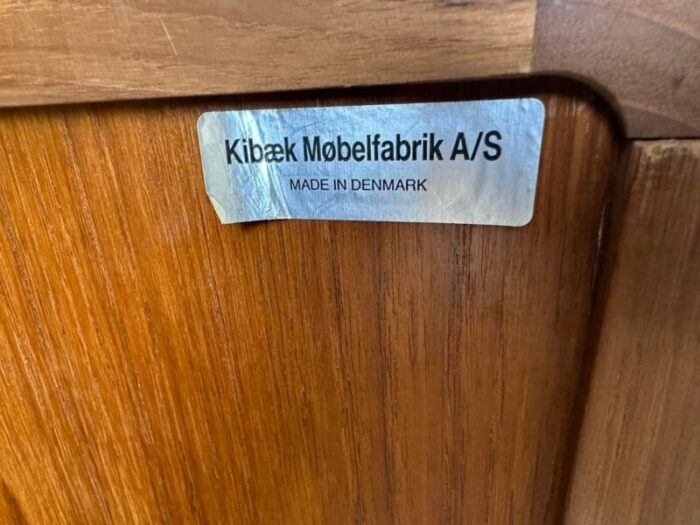 kibaek mobelfabrik teak chest of drawers made in denmark mid 20th century 6921