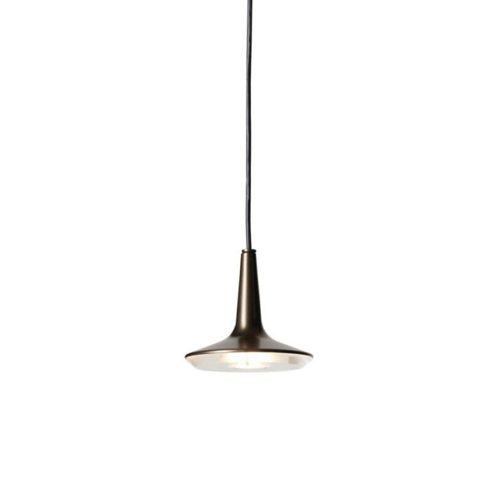 kin 478 bronze suspension lamp by francesco rota for oluce 3