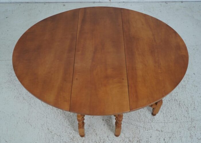 kittinger cw 55 colonial williamsburg maple drop leaf table rare 0687