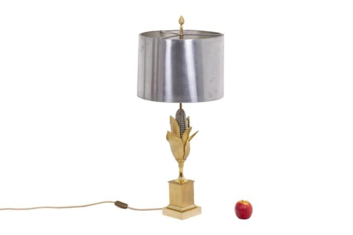 lamp in bronze from maison charles 1970s 9