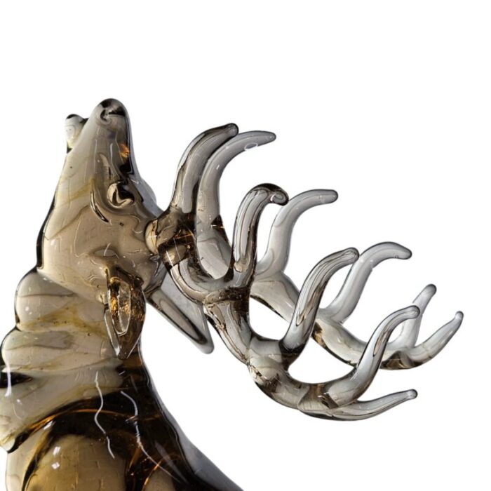 lamp work hand blown art glass stag deer figurine 775 3938