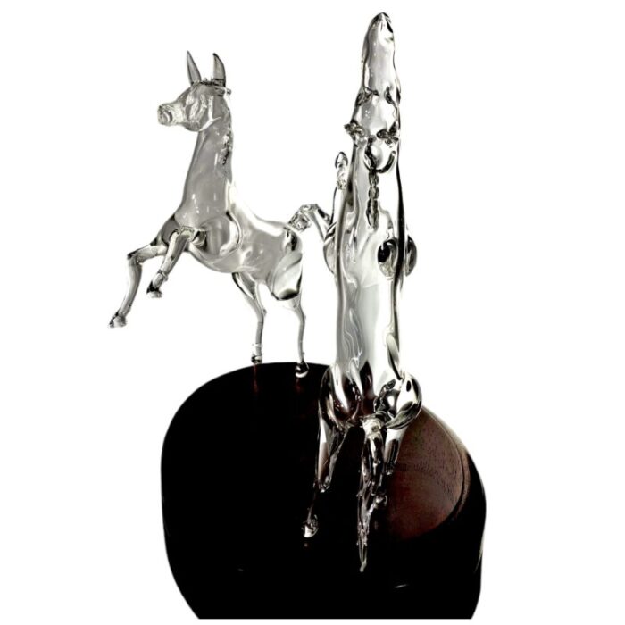 lamp work hand blown horse stallion figurines 775 6276