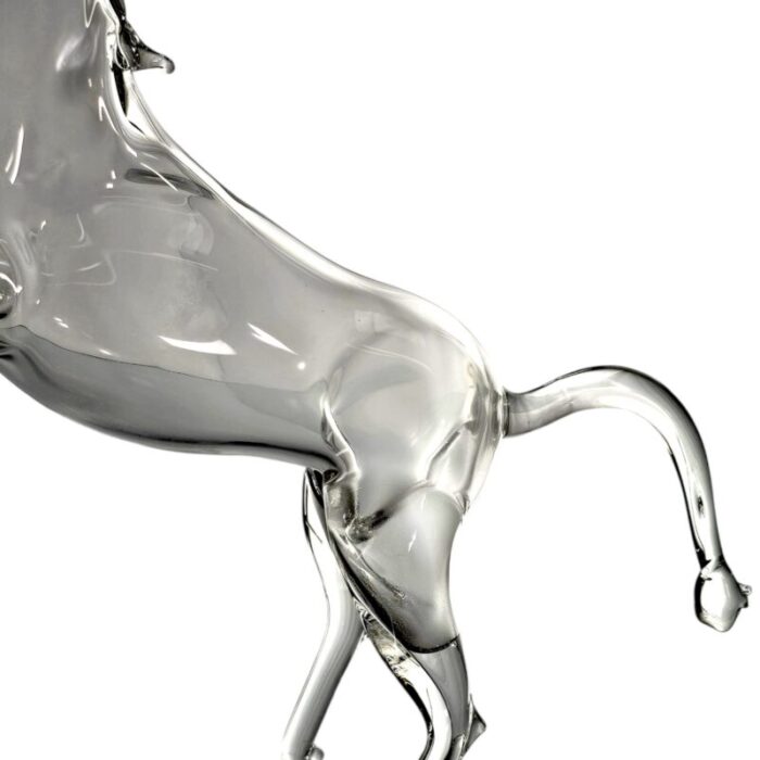 lamp work hand blown unicorn art glass figurine 8280