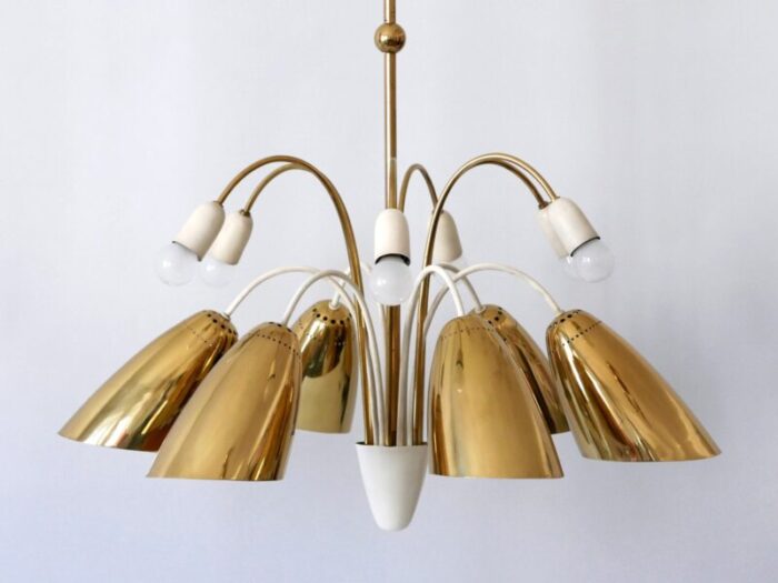 large 12 armed sputnik chandelier from vereinigte werkstaetten 4