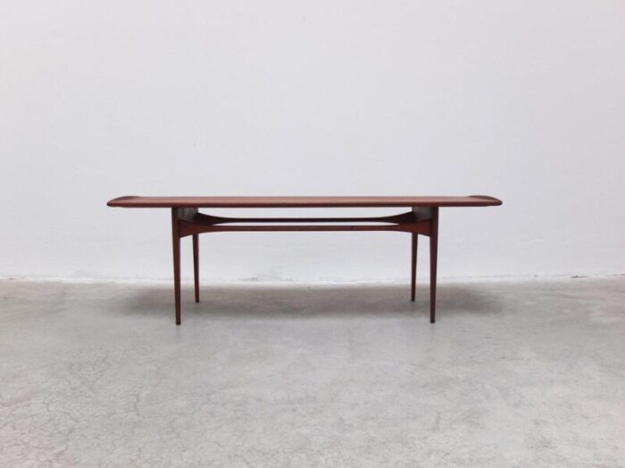 large coffee table by tove and edvard kindt larsen for france and sn 1950s 0438