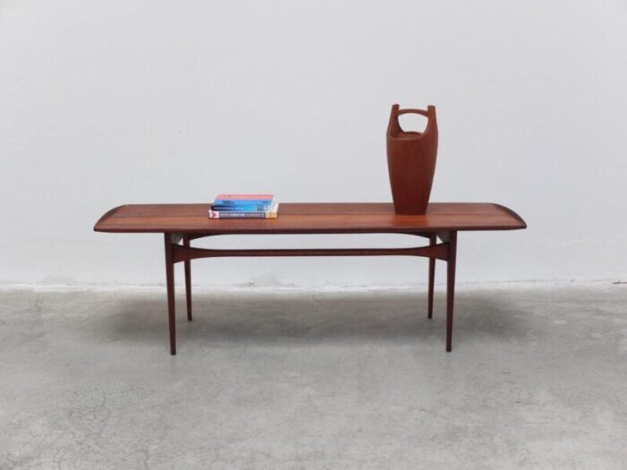 large coffee table by tove and edvard kindt larsen for france and sn 1950s 3260