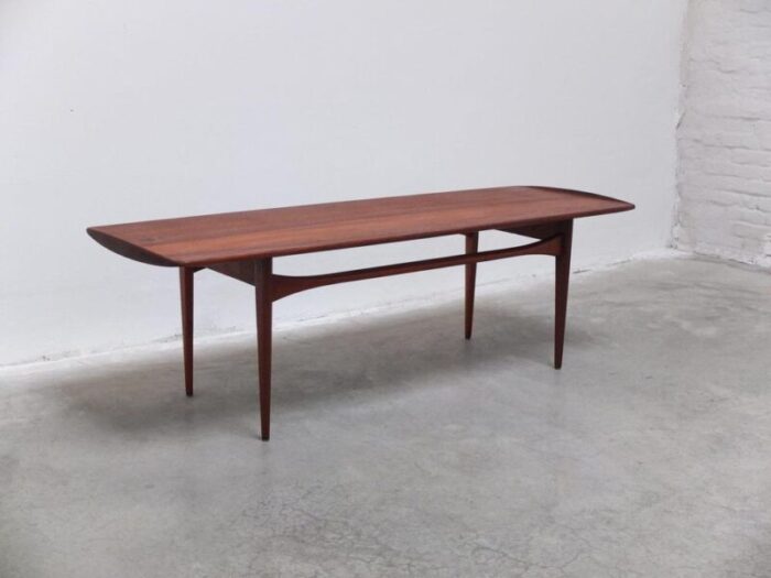 large coffee table by tove and edvard kindt larsen for france and sn 1950s 6985