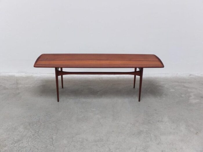 large coffee table by tove and edvard kindt larsen for france and sn 1950s 9979