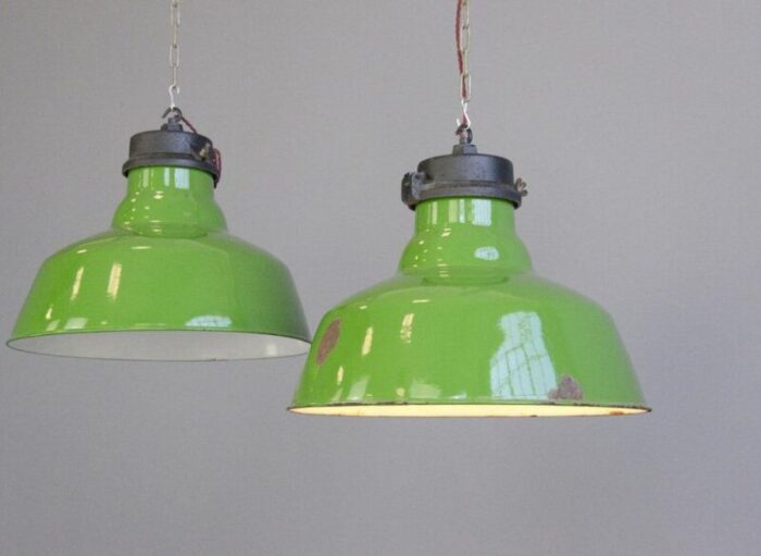 large factory lights by wardle circa for philips 1930s 1