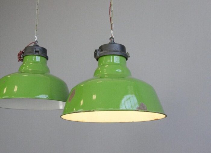 large factory lights by wardle circa for philips 1930s 2