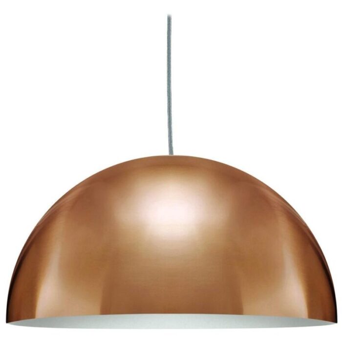 large gold suspension lamp sonora by vico magistretti for oluce 1