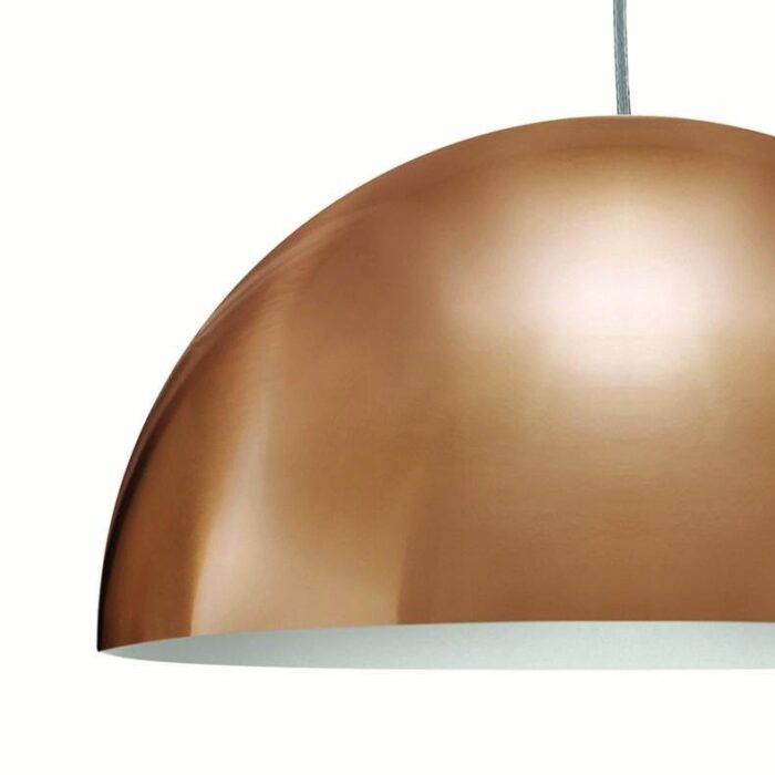 large gold suspension lamp sonora by vico magistretti for oluce 3