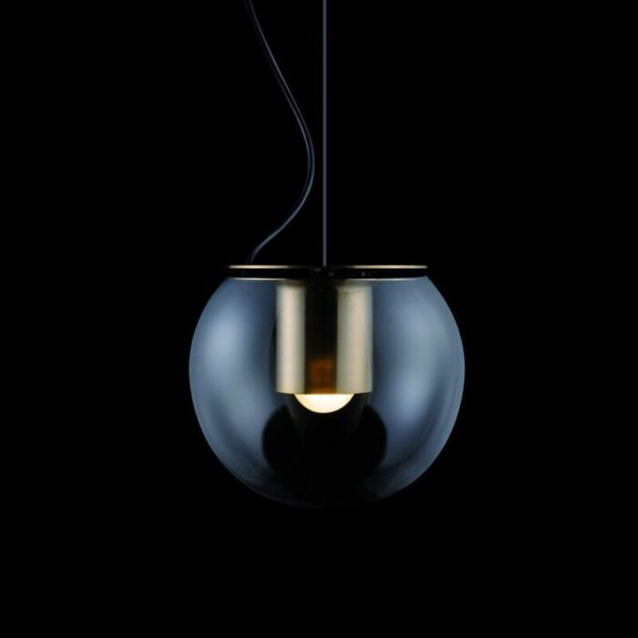 large gold the globe suspension lamp by joe colombo for oluce 2