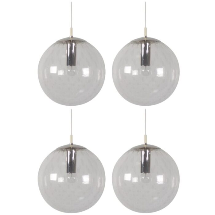 large light drops globe pendant lamp from raak amsterdam 1960s 1