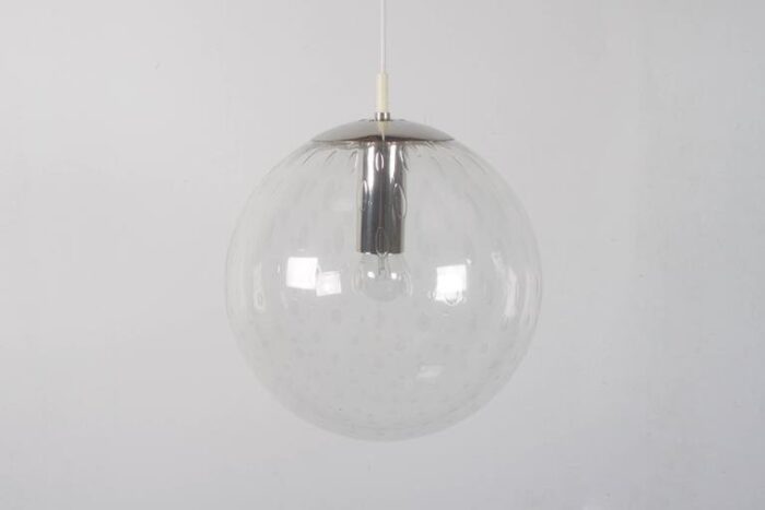 large light drops globe pendant lamp from raak amsterdam 1960s 3