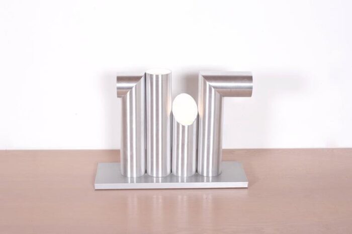 large light sculpture table or floor lamp by maurice grothusen for raak 1960s 4