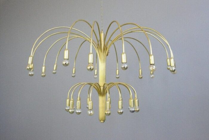 large mid century ballroom chandelier 1