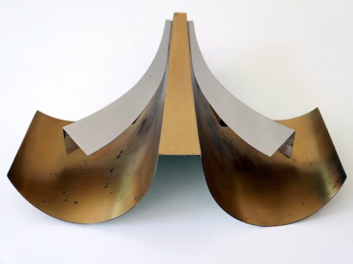 large mid century modern brass sconces by maison bagues paris 1960s set of 2 17