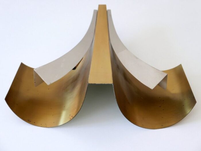 large mid century modern brass sconces by maison bagues paris 1960s set of 2 18