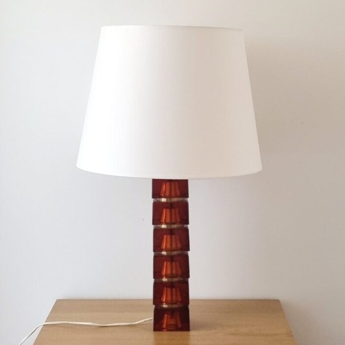 large scandinavian table lamp by carl fagerlund for orrefors sweden 1960s 1