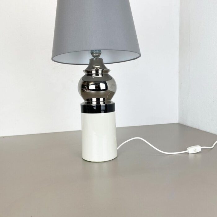 large swedish ceramic table light by bitossi for bergboms 1960s 20