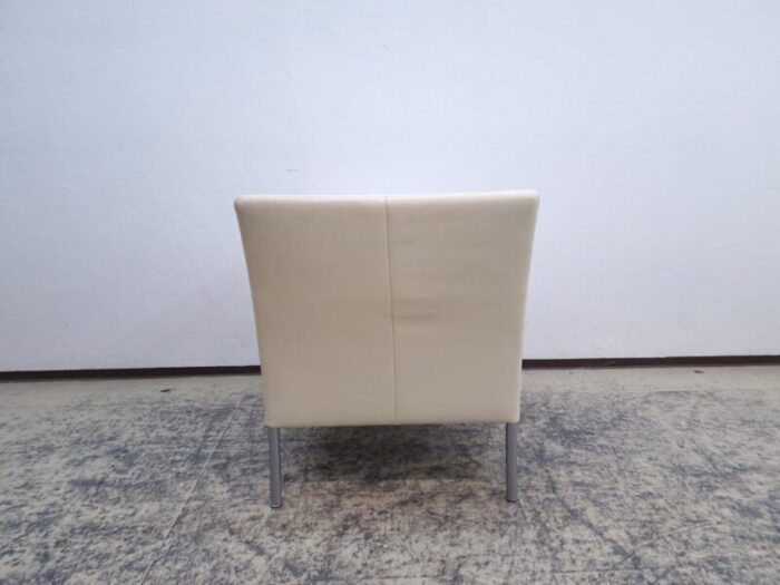 leather jason armchair in cream 0544 from walter knoll wilhelm knoll 0204