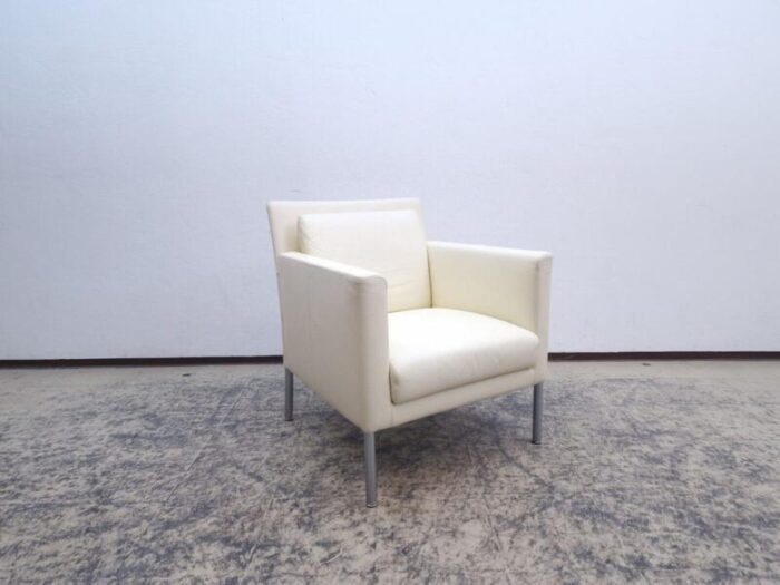 leather jason armchair in cream 0544 from walter knoll wilhelm knoll 2331