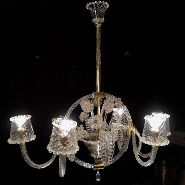 liberty chandelier by ercole barovier 1940s 2