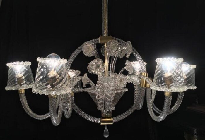 liberty chandelier by ercole barovier 1940s 4