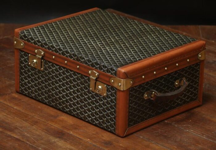 library trunk from goyard 1920s 5827