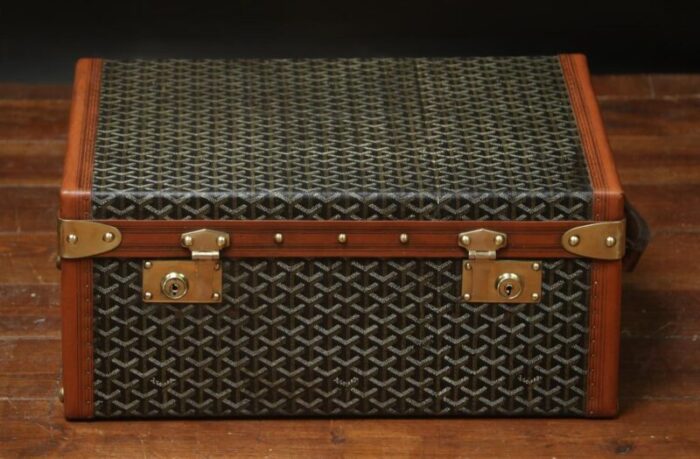 library trunk from goyard 1920s 6365