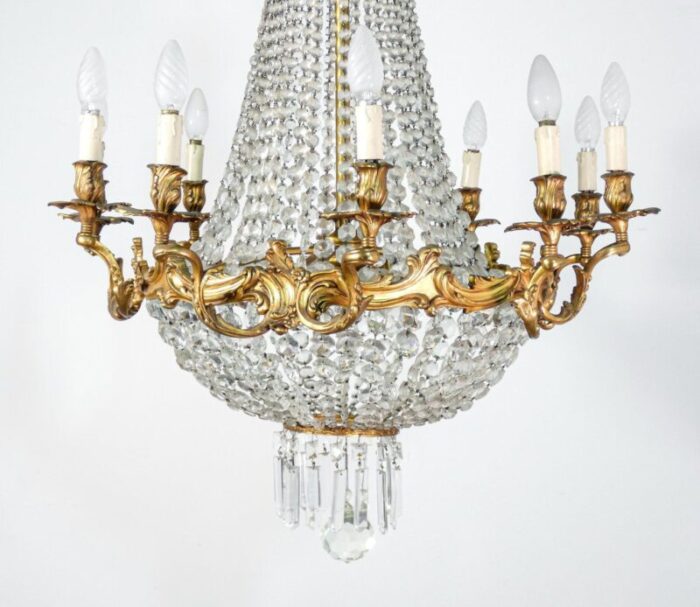 louis xv style brass chandelier 2