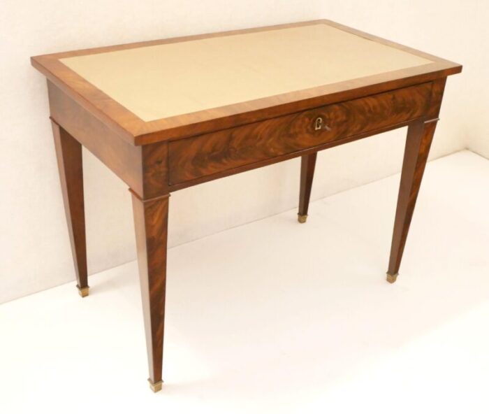 louis xvi style briarwood desk france late 19th century 9573