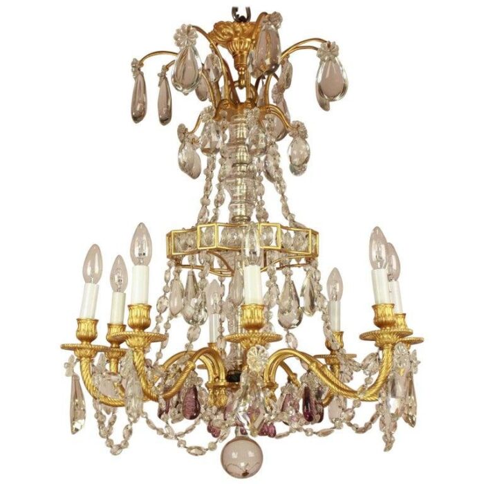 louis xvi style french chandelier in the style of maison bagues 1