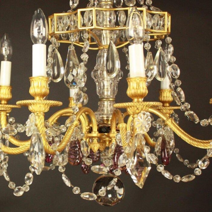 louis xvi style french chandelier in the style of maison bagues 2