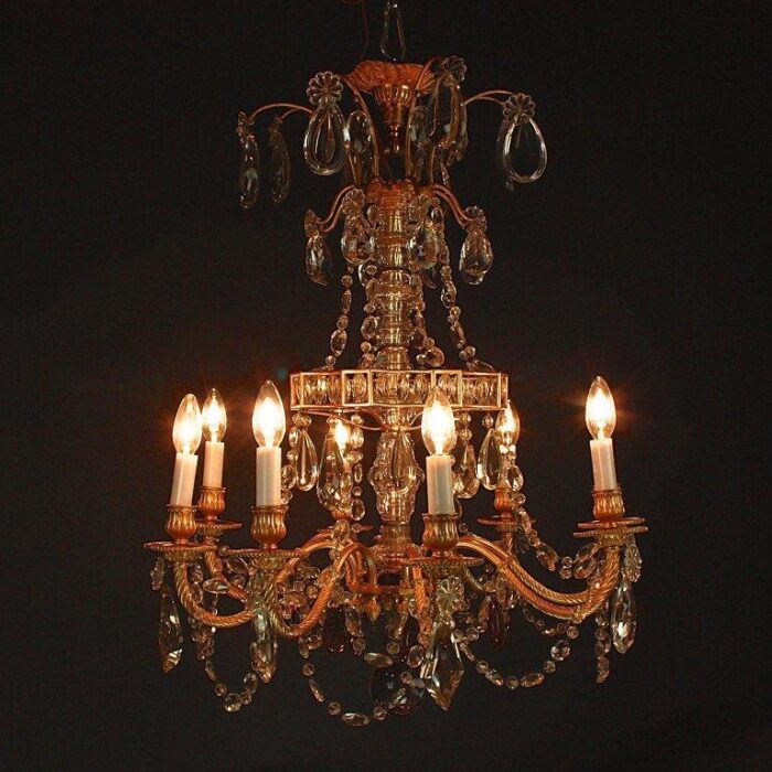 louis xvi style french chandelier in the style of maison bagues 6