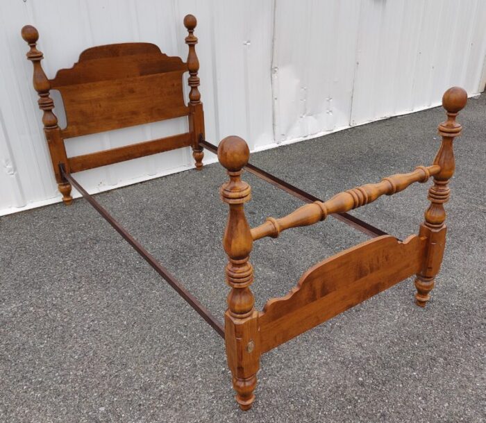 mid 20th century ethan allen twin xl bedframe 7670